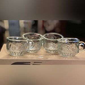 Vintage Set of 12 “Fruit Clear” Punch Cups by Jeannette